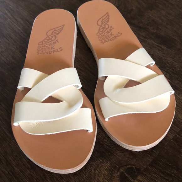 Ancient Greek Sandals Desmos White Flats size 36 - Picture 6 of 6
